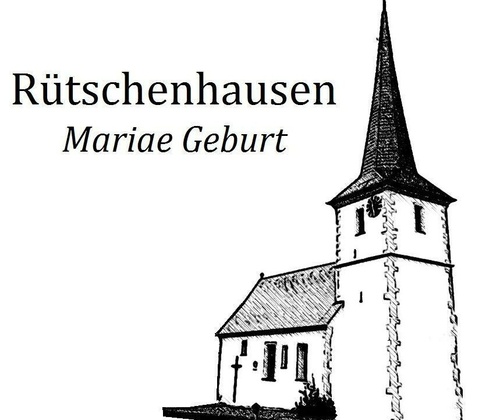 Grafik: Kirche Mariä Geburt, Rütschenhausen