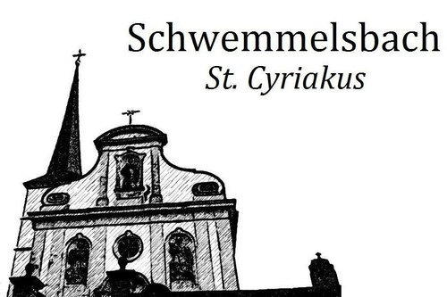 Grafik: Kirche St. Cyriakus, Schwemmelsbach